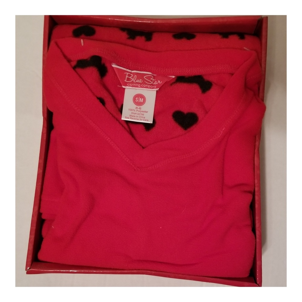 Blue Star Clothing Fleece Pajama Pant Set Small